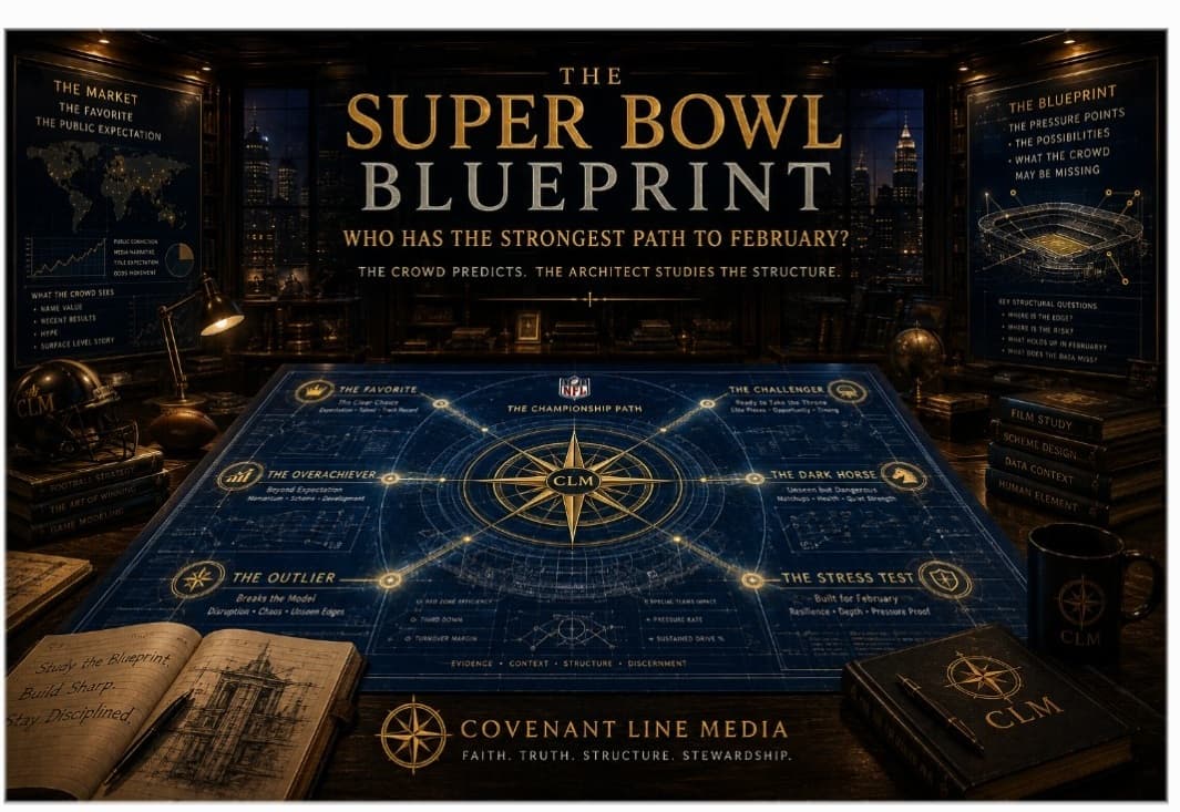 The Founder-authored Super Bowl Blueprint board